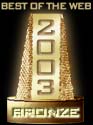 NeoVizion "Best of the Web" Award 2003 - Bronze