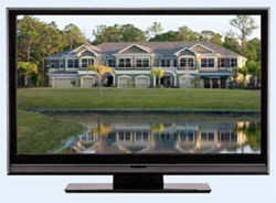 Internet Infomercial on computer monitor
